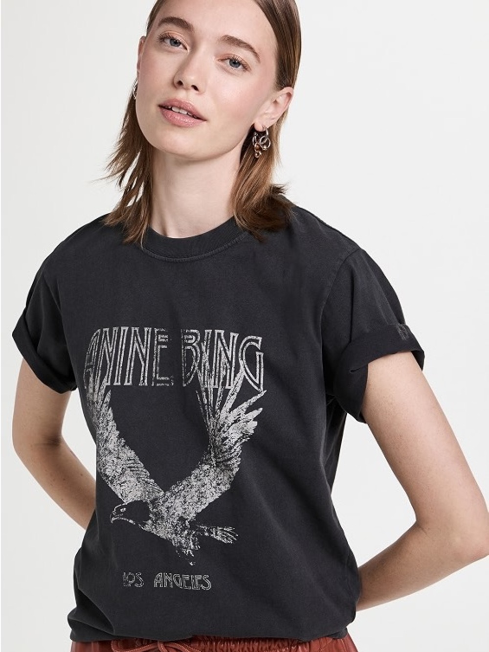 Anine Bing Lili Eagle Tee